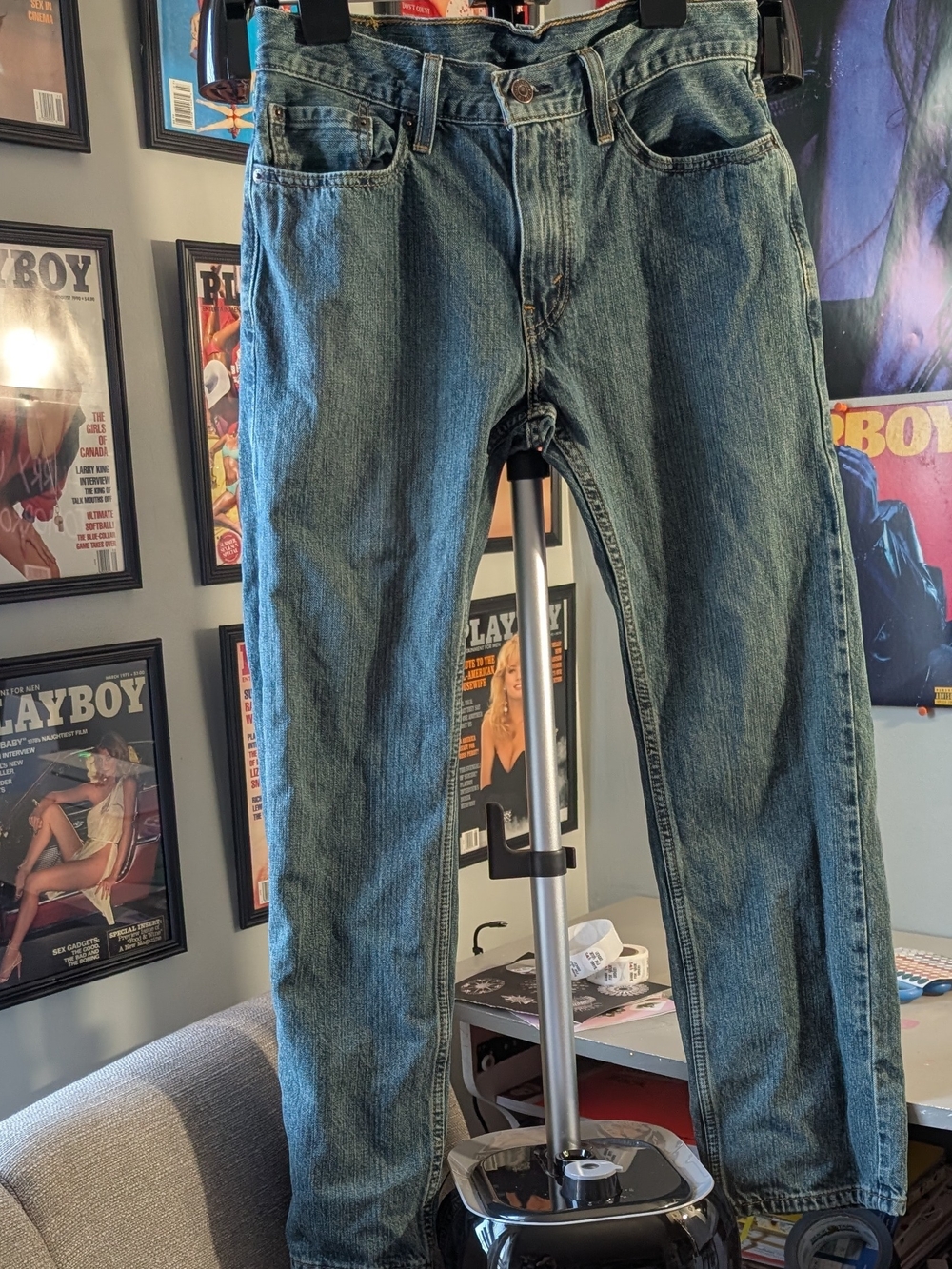 Men's Levi's 559 Blue Denim Jeans - Casual Everyday Fit